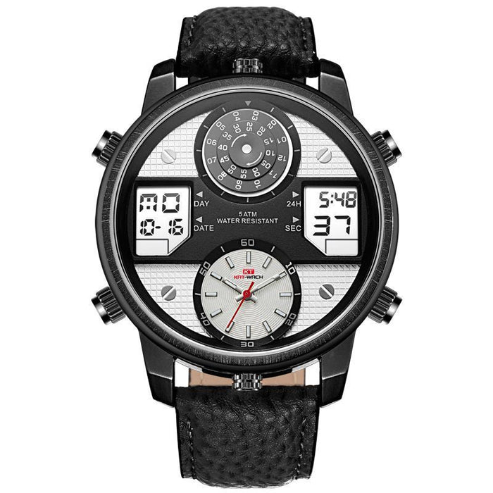 Men's Water-Resistant Sports Quartz Watch