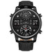 Waterproof Sports Quartz Style Men's Watch Black