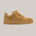 Retro Platform Sneakers in Wheat