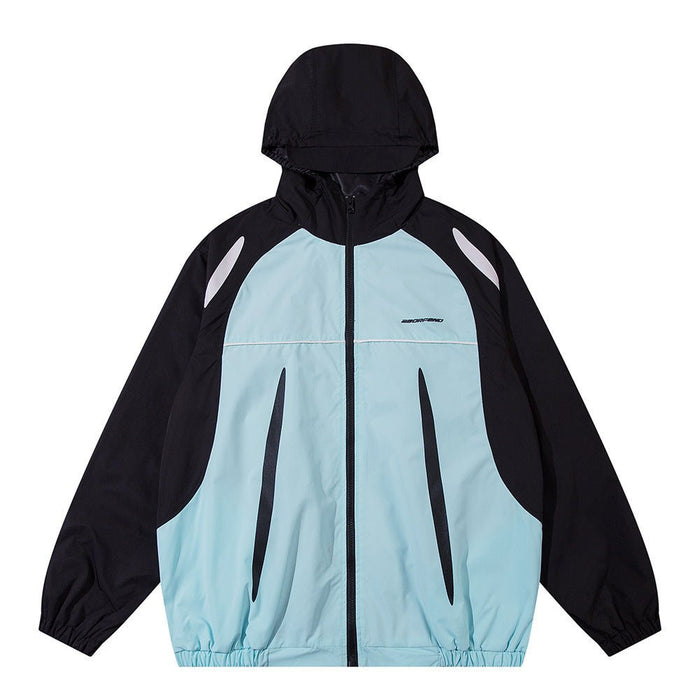 Lightweight Windbreaker Coat Blue