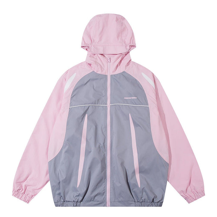 Lightweight Windbreaker Coat Pink