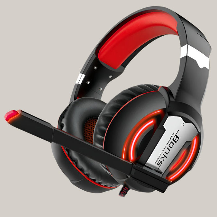 Wired gaming headset Red