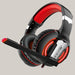 Wired gaming headset Red