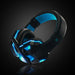 Wired Gaming Headset Black Blue With light