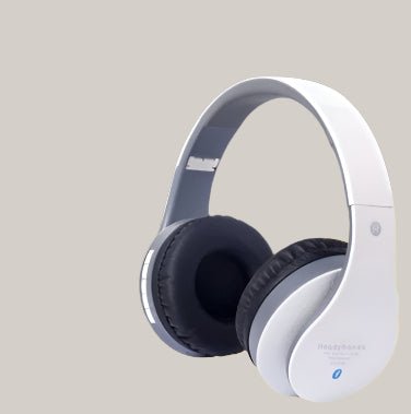 Wireless Retractable Computer Gaming Headset white