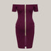 Women's Comfortable Maternity Dress Wine Red