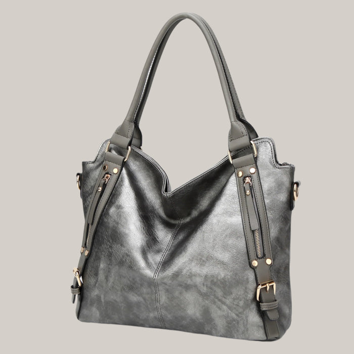 Women's Versatile Handbag Grey